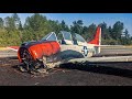 Crash of North American T-28B | Puyallup, WA