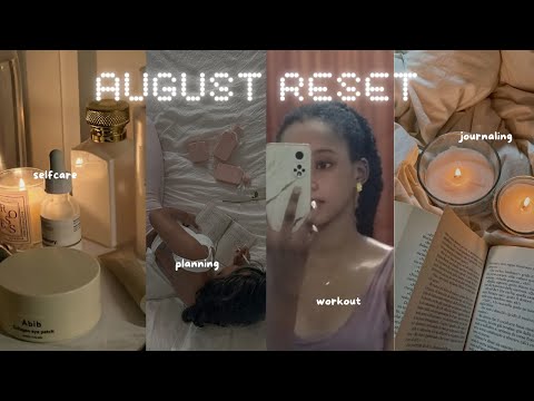 Cozy August Reset Routine | Taking things slowly 🧡🤍