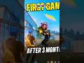 Playing Free Fire After 3 Months 😂💀 | Return of the Noob #freefire #shorts