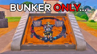 So I tried the ONE BUNKER CHALLENGE...