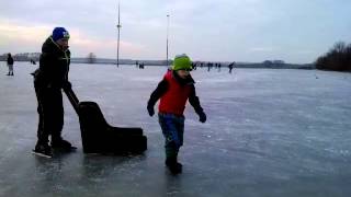 Schaatsen Op De Ijsbaan In Wapserveen