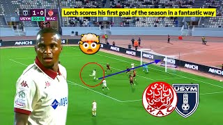 Thembinkosi Lorch Scores his First Goal of the Season in a fantastic | Wydad WAC vs USYM