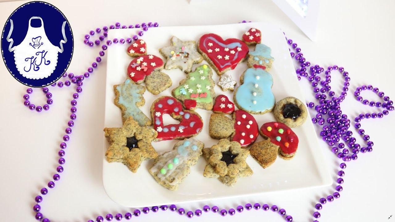 Kalinkas Küche backt Mohnplätzchen mit ihre Enkelin / Glückliche Momente