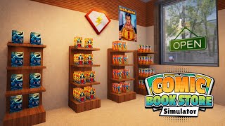 Opening the Shop & Unlocking Our First Comic Licenses | Comic Book Store Simulator ~ Part 1