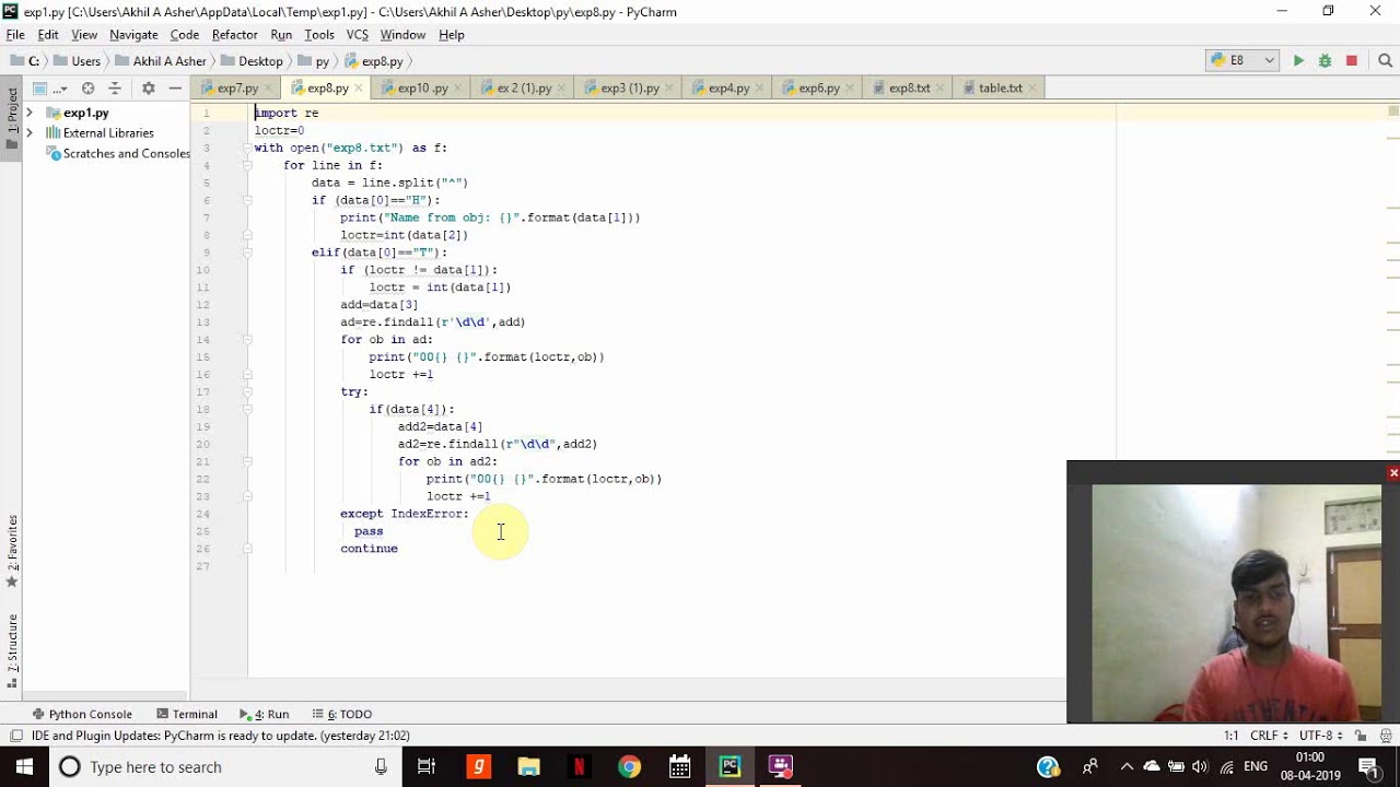 Simulation of loader | Compiler | Python - YouTube