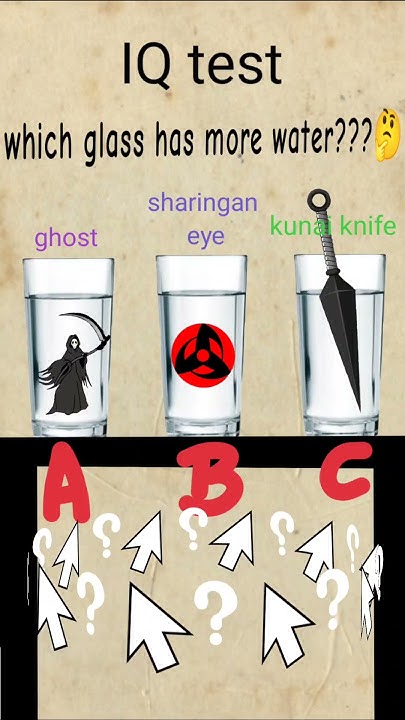 which-glass-has-more-water-iqtest-trickyquestion-funny-question