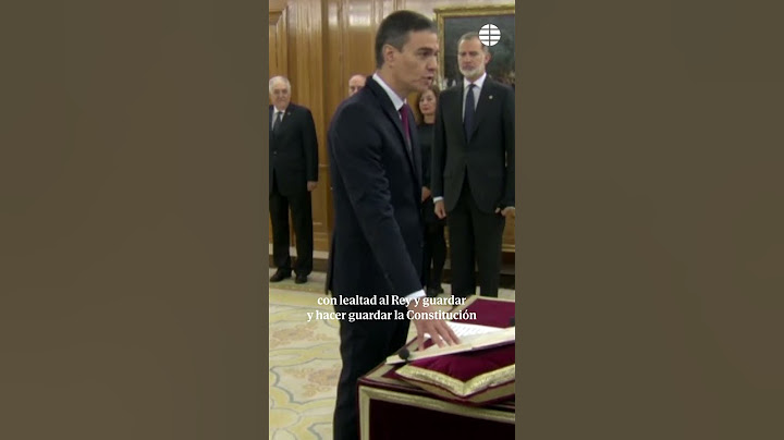 #Sánchez promete su cargo con #presidente del Gobierno ante el #Rey