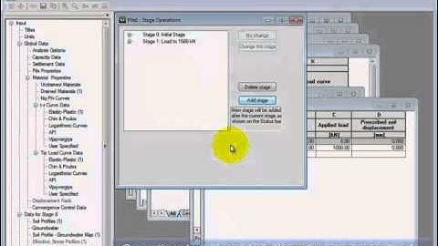 Oasys Pile: Staged Loading