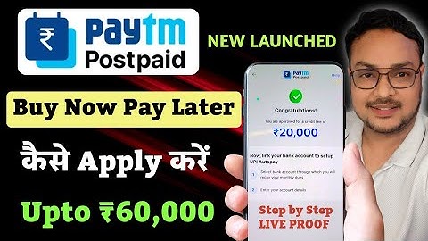 Paytm Postpaid - Buy Now Pay Later Launched | How To Activate Paytm Postpaid | Paytm Postpaid Update