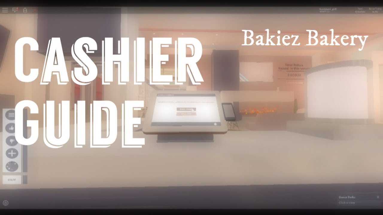Bakiez Bakery Cashier Guide Roblox Youtube