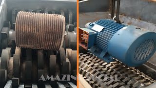 Extreme powerful crusher machines fast crushing everything for new recycle.Shredder!#7