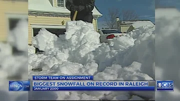 Raleigh’s top 5 snow storms