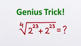 A very nice algebra square root simplification problem || genius trick