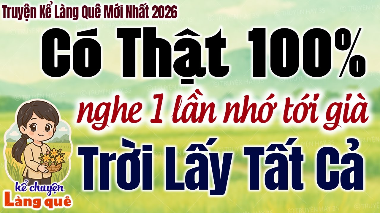 Ai Cũng Nên Nghe 1 Lần: Trời Lấy Tất Cả : Có thật 100% - Kể Chuyện Làng Quê