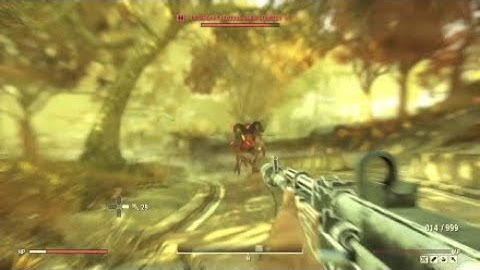 fo76 Sheepsquatch kill*