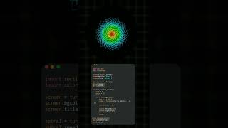 creat art with python turtle #python #function #learnpython #programming #program #pydroid #shorts