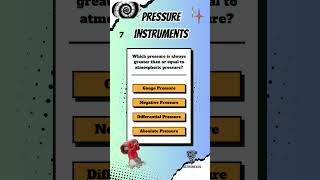Which pressure is always greater than or equal to atmospheric pressure?