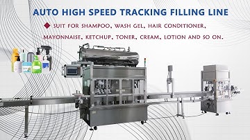 Automatic High Speed Tracking Filling Capping Machine go into the factory view - Hone Machinery