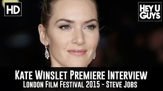 Kate Winslet Interview - Steve Jobs Premiere
