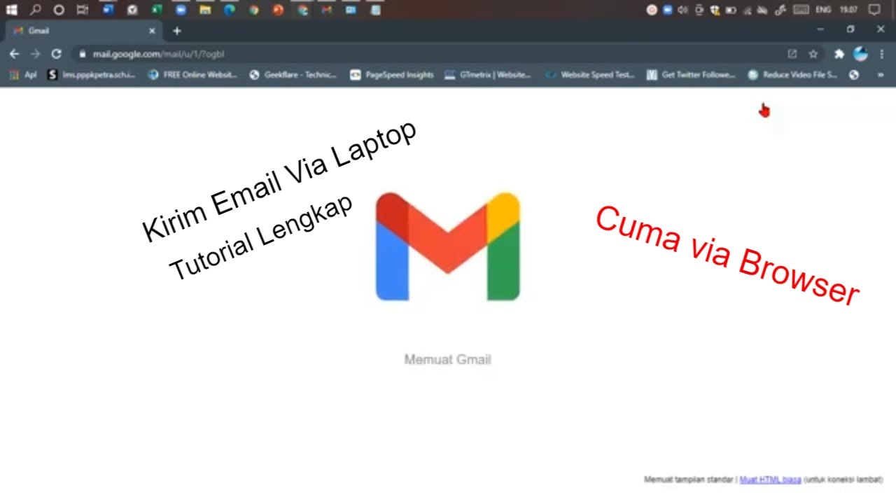 Tutorial 5 | Cara Mengirim Email Gmail di Laptop - YouTube
