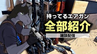 【雑談配信】サバゲーに向けて！！持ってるエアガン全部紹介します【EquuStream V#507】