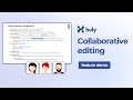 Real-time document collaboration with Huly