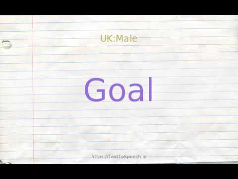 Goal Synonyms, Antonyms And Definitions, Online Thesaurus, Texttospeech.Io
