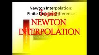 Interpolation A140294 NCVC 2014 NEWTON INTERPOLATION