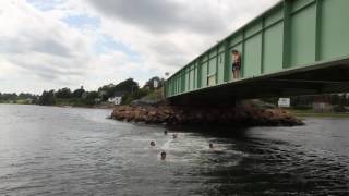 Bridge jumping in Prince Edward Island!