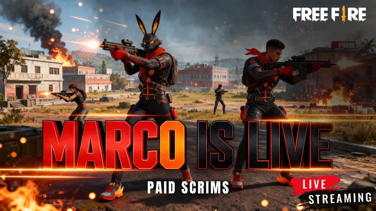 🔥 Full Map SQUAD Esports Tournament – Live! | Free Fire Battleground Action