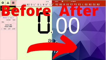 How to make your csTimer look a look better  than ever (less then 3 minute)
