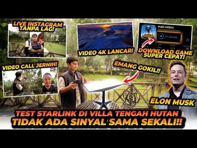 TEST KONEKSI STARLINK DI DAERAH SULIT SINYAL ! MENDING PAKAI INTERNET SATELIT ATAU INTERNET KABEL ? class=