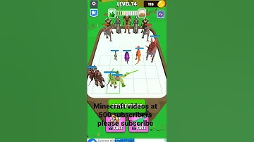 Merge Master: Dinosaur Monster level-74 gameplay 🤑😍