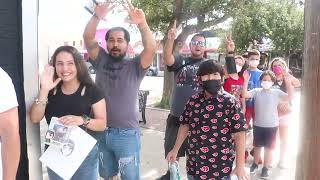 Cheering Crowd Waiting To Meet Rock Lee & Tobi Inside Part 2