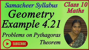 10th Maths | Chapter 4 - Geometry | Example 4.21