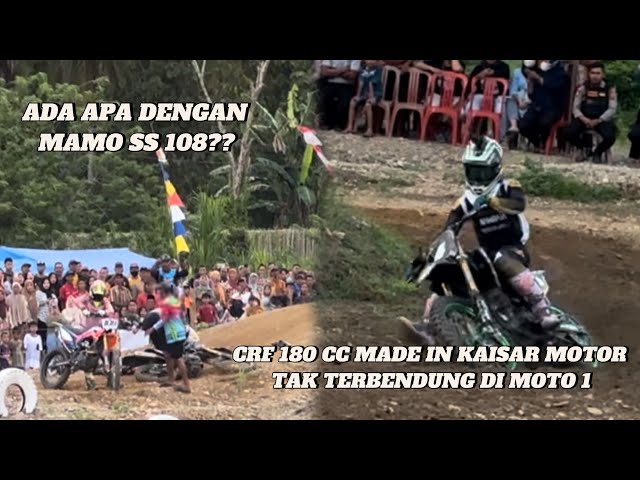 DAY2 || MOTO1 CRF 180cc OPEN - M ZIDANE JAUH MENINGGALKAN LAWANNYA‼️ class=