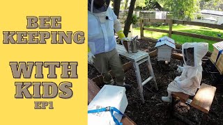 Beekeeping with Kids: Dad and Amelia Do Their First Beehive Inspection