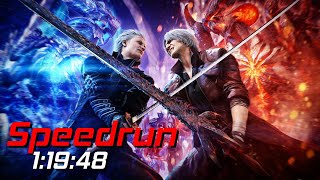Devil May Cry 5 Speedrun in 1:19:48 | Any% | Human