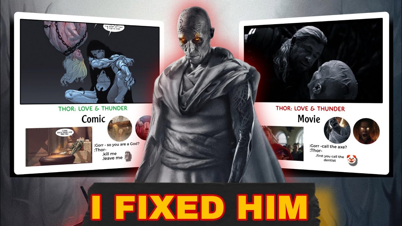 Gorr the God Butcher / The man who made THOR to beg for his LIFE 