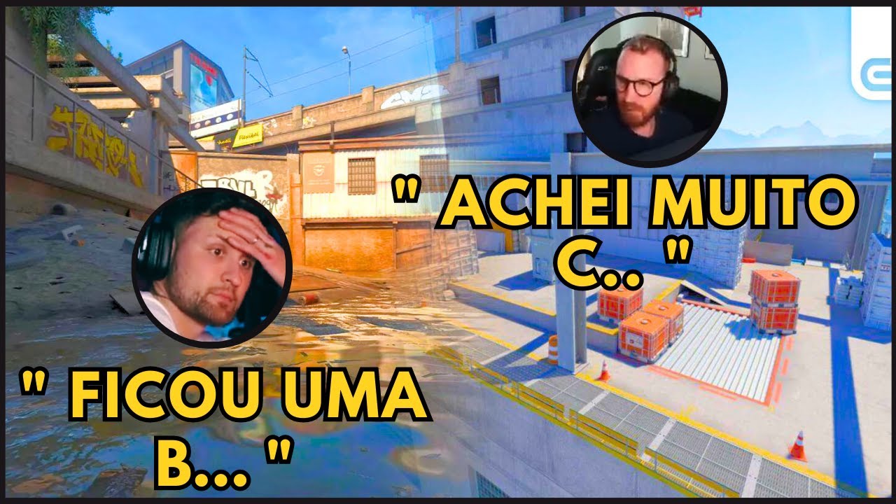 NOVA VERTIGO E OVERPASS DO CS2! REAÇÃO DE PRO PLAYERS E STREAMERS