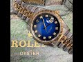 Rolex 16233G 데이저스트 블랙&블루 팔백만원 Datejust Black&Blue USD6400