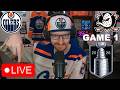 Game 1: Edmonton Oilers vs Anaheim Ducks LIVE | Full Game Reaction & Commentary
