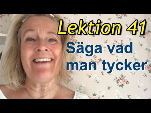 Video: Hur Man Lär Sig Att Säga Vad Man än Tycker