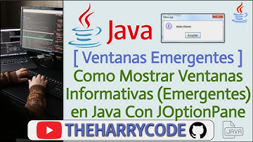 Curso de Java | JOptionPane | Como Mostrar Ventanas Informativas (Emergentes) en Java