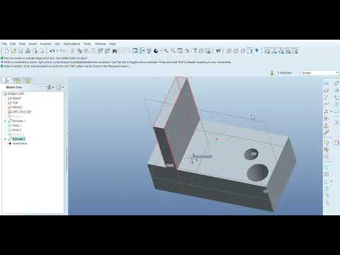 Pro Engineer Wildfire 5.0 Tutorial# 1 - YouTube