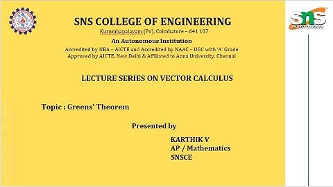Integration Lecture Series 7 | Karthik  V | SNS Institutions