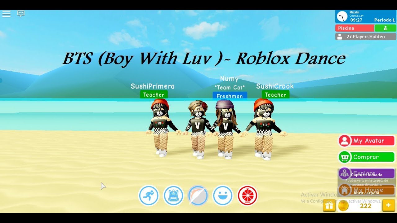 boy in luv bts roblox mv