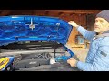 Gasdruckfeder im vorderen Kofferraum beim Ford Explorer/Capri | Einbauanleitung der Firma Frunk.at