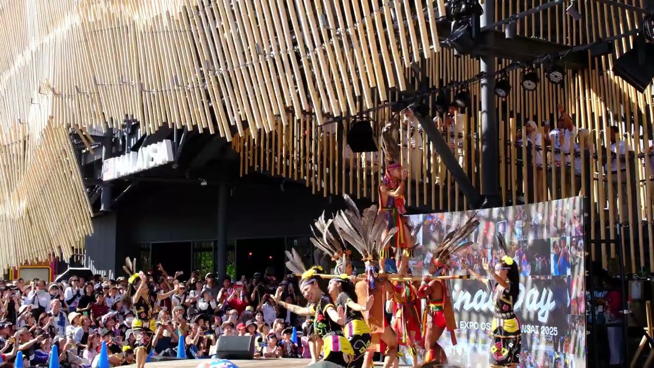 【EXPO 2025 万博】マレーシアパビリオン JKKN バンブーダンス｜最終日10月13日｜Malaysia Pavilion Bamboo Dance｜4K