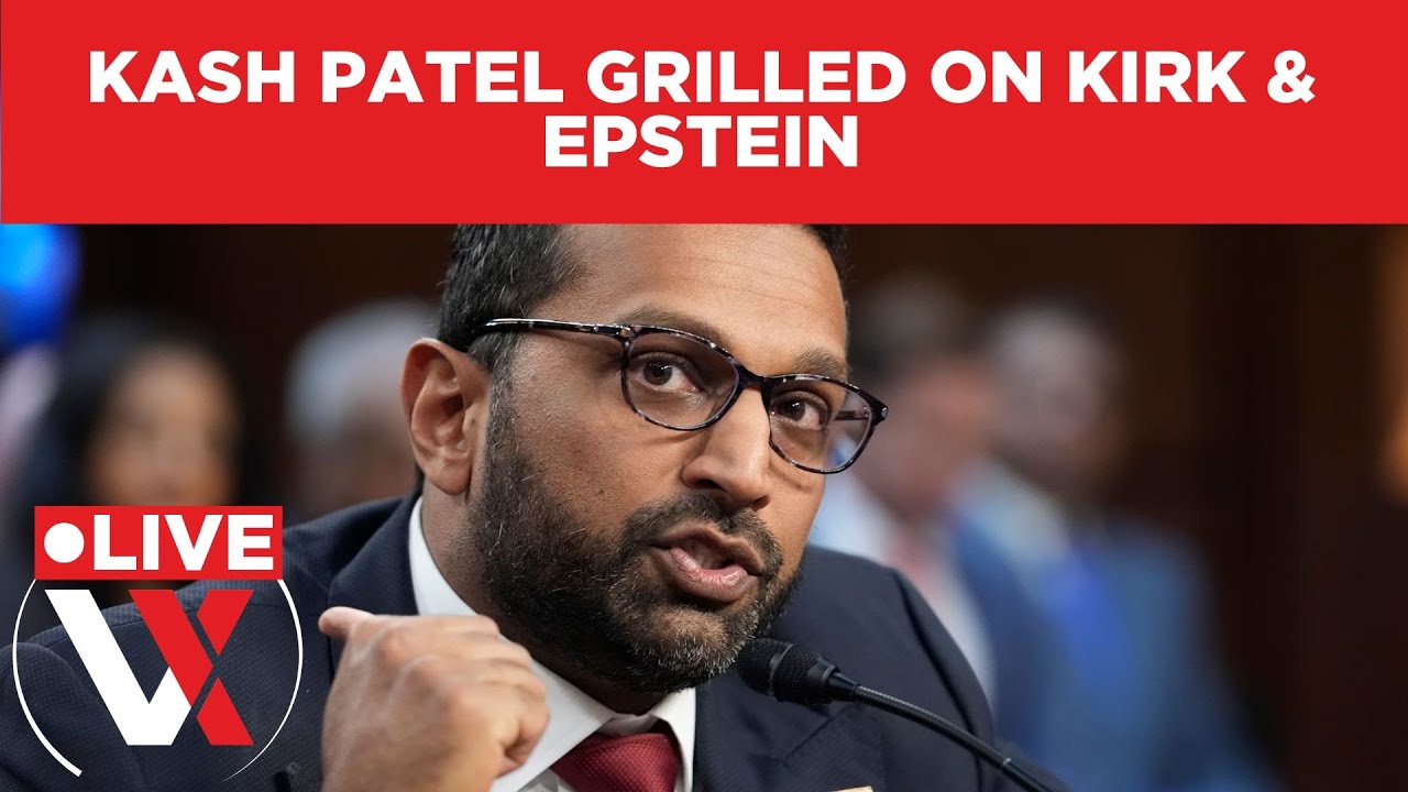 LIVE | Kash Patel Faces Senate Over Charlie Kirk Case & Epstein Files | Senate Hearing | VERTEX